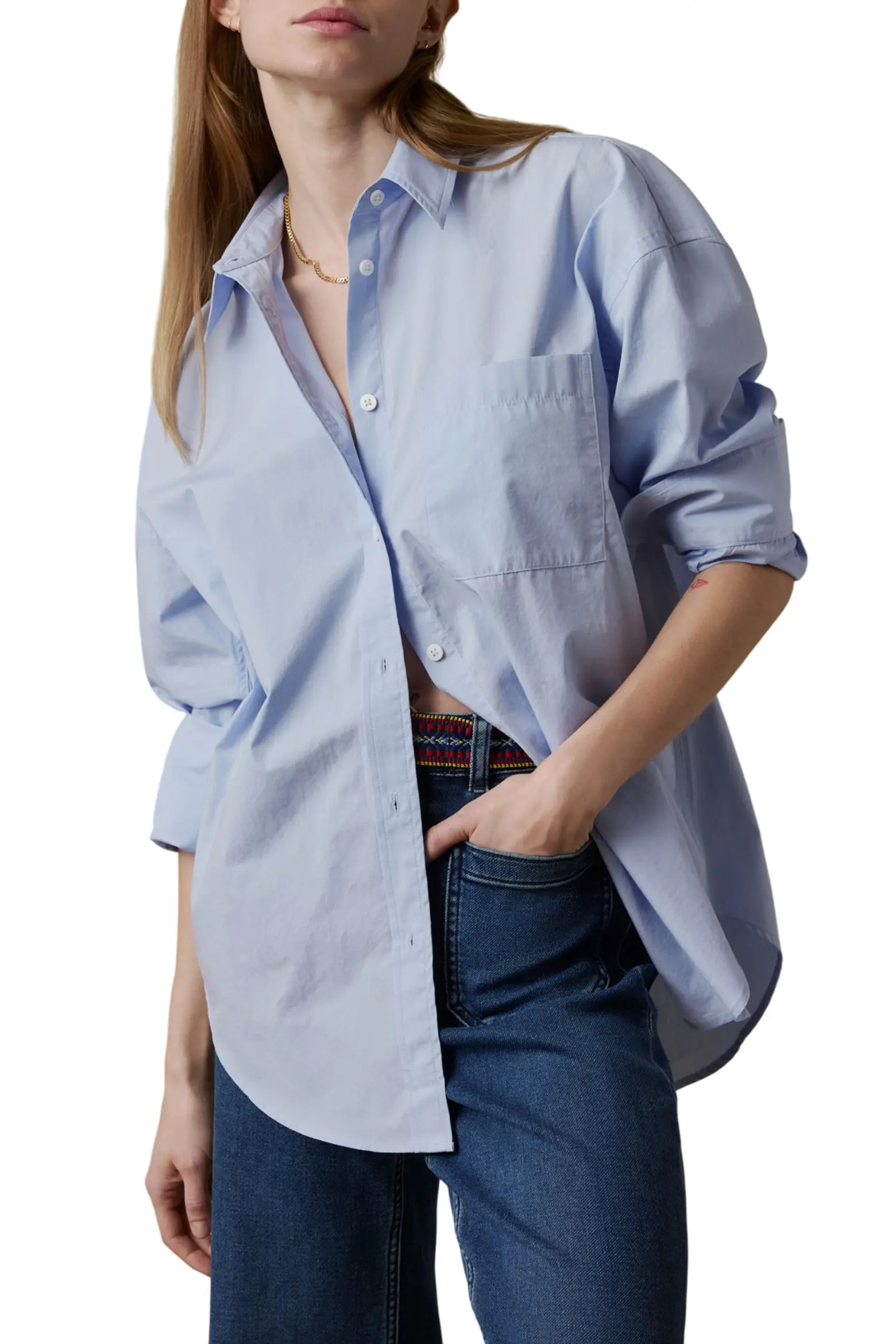 Coastal Relaxed Organic Cotton Button-Up Shirt (Women) | Nordstrom | Nordstrom