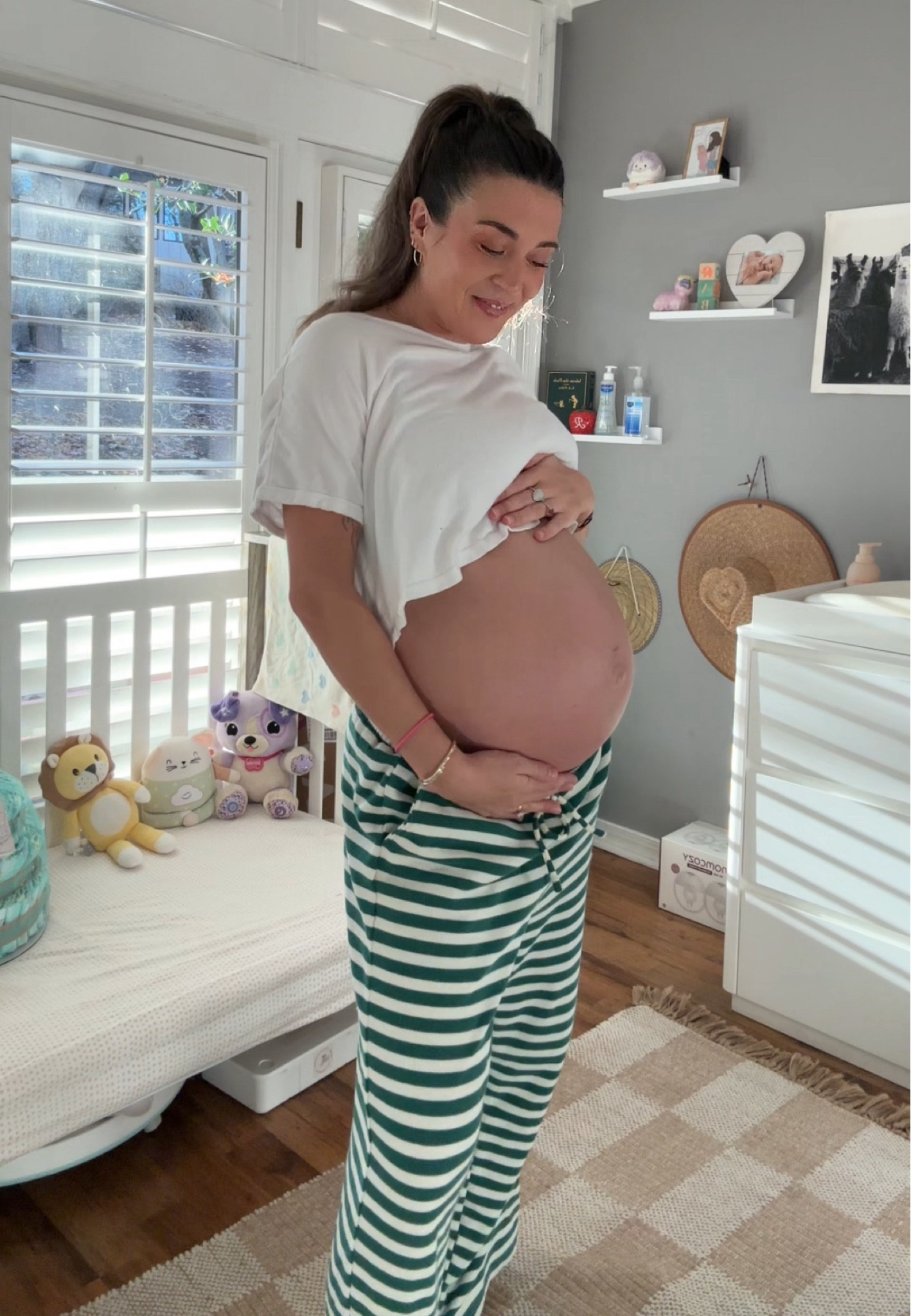 My fave pants from Cider ✨ — I have lived in these my entire pregnancy and they’re not even maternity. I am size M for reference. 

#LTKStyleTip #LTKSeasonal #LTKBump