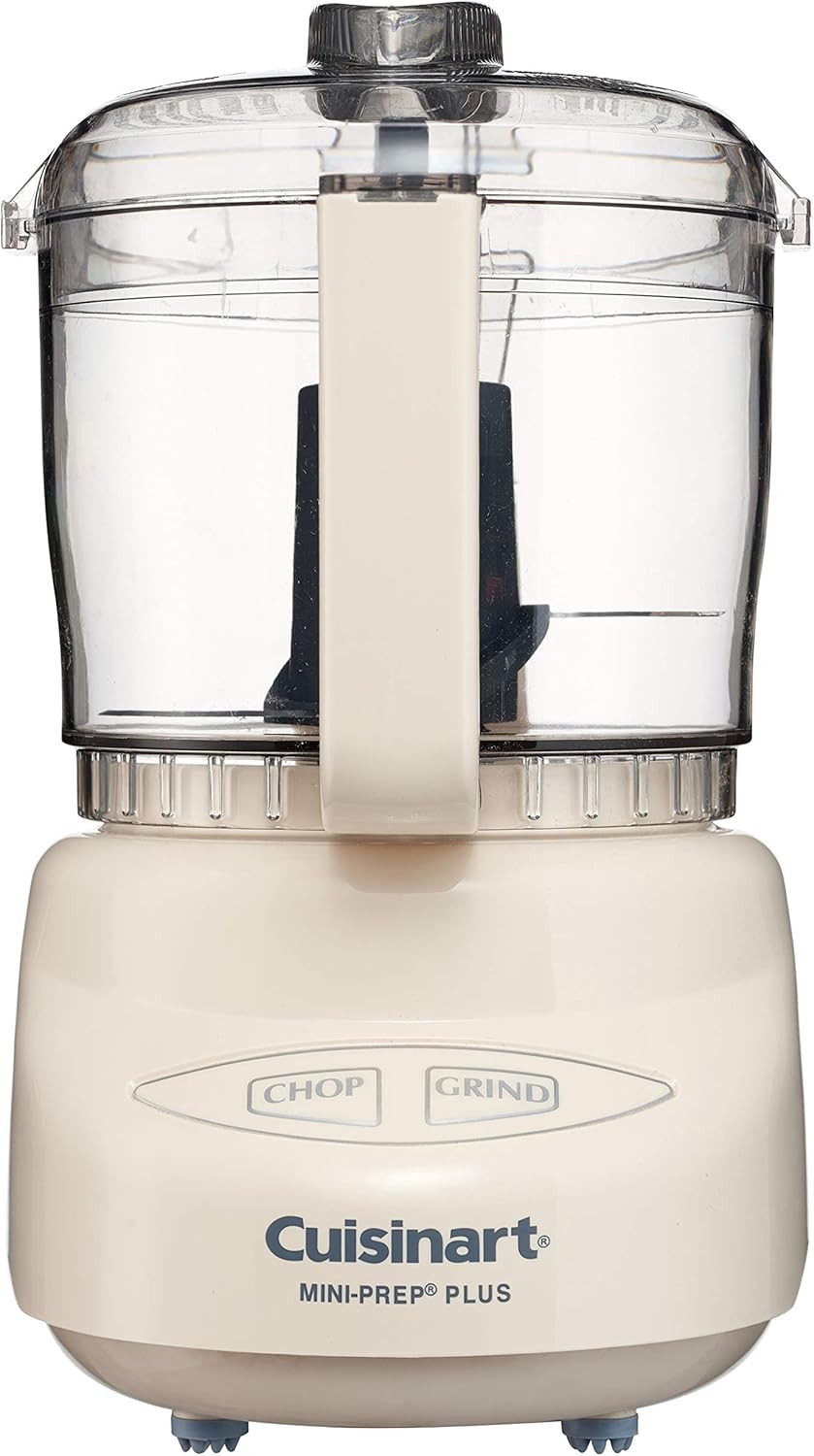 Cuisinart DLC-2ACRM Mini-Prep Plus Food Processor, Cream, 3 Cup | Amazon (US)