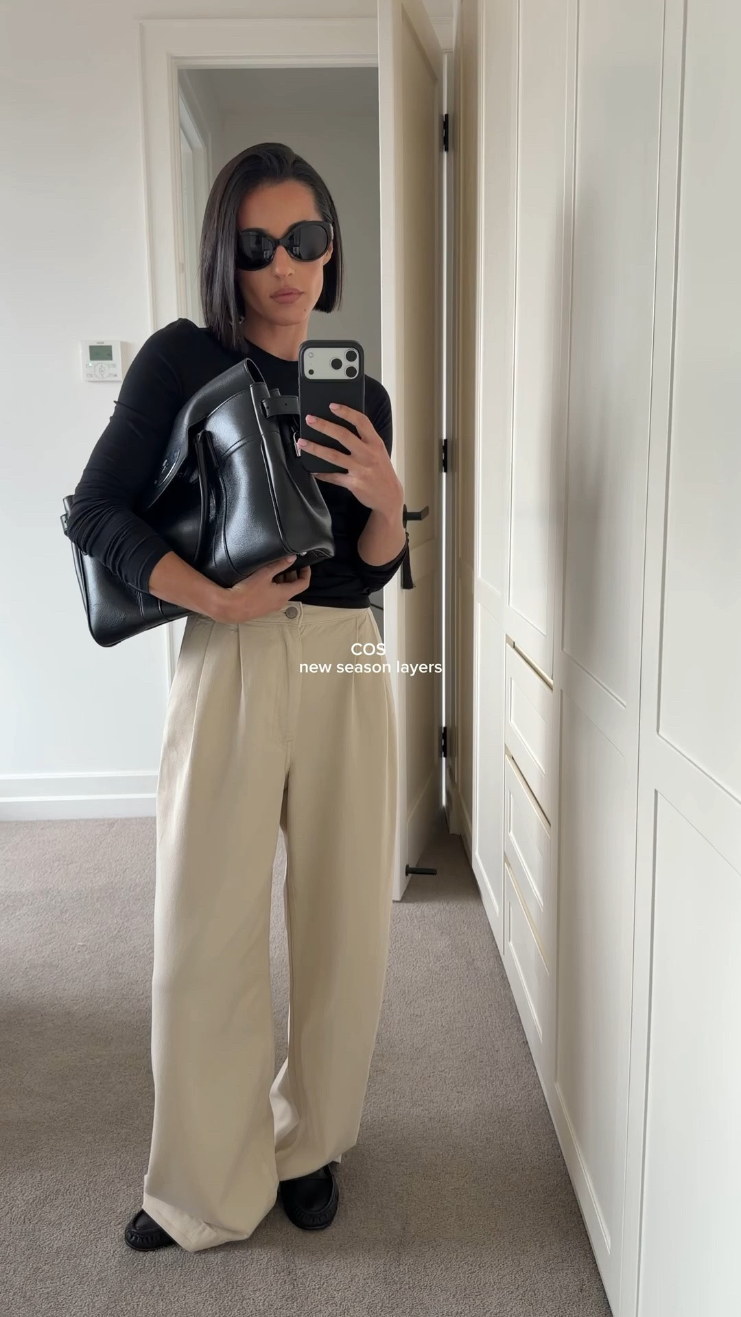 COS new season. I wear size 6 pants and tops.