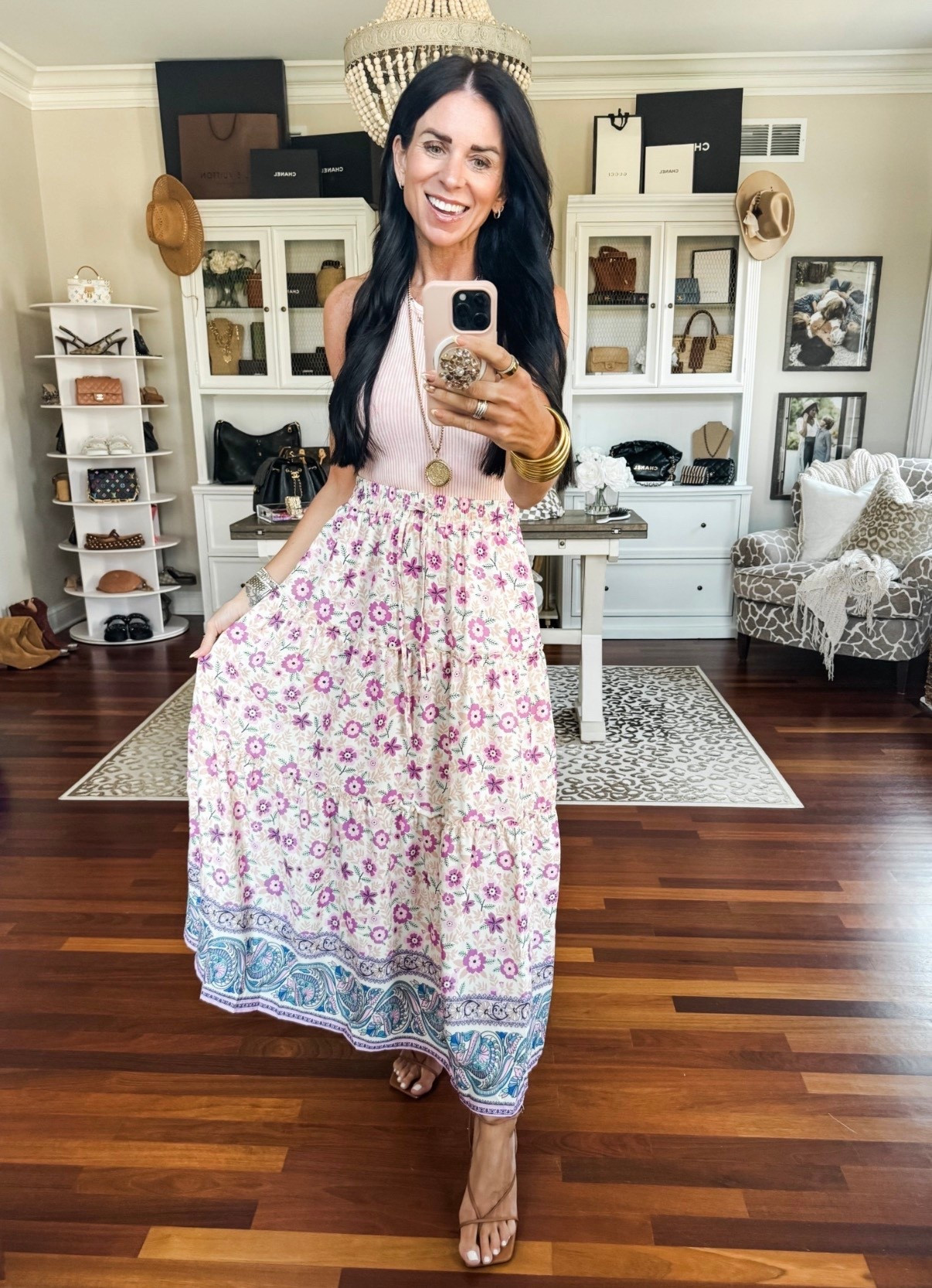 Wearing smalls in this pretty maxi skirtt

#LTKFestival #LTKSeasonal #LTKTravel