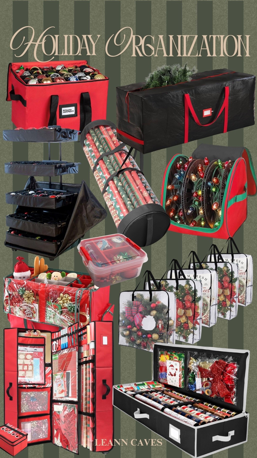 holiday organization + storage from amazon! easy storage ideas to help with clean up! amazon 

#LTKFindsUnder50 #LTKHome #LTKHoliday