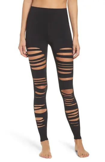 Women's Alo Extreme Ripped Warrior High Waist Leggings | Nordstrom