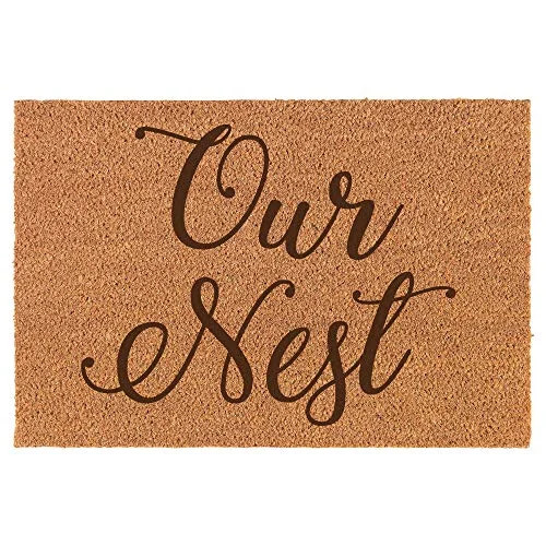 Coir Entry Doormat Door Mat Our Nest - Walmart.com | Walmart (US)