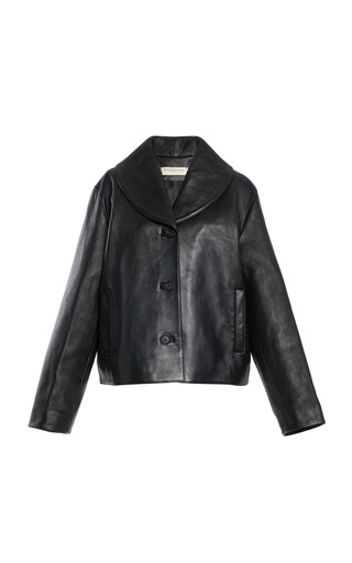 Marlie Leather Shawl-Collar Jacket | Moda Operandi (Global)