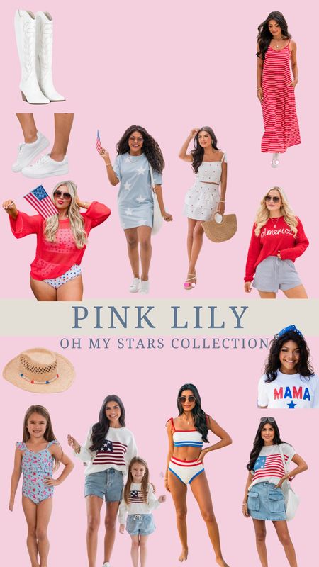 Pink Lily - Oh My Stars Collection ♥️💙🤍

#LTKParties #LTKSwim #LTKFindsUnder50