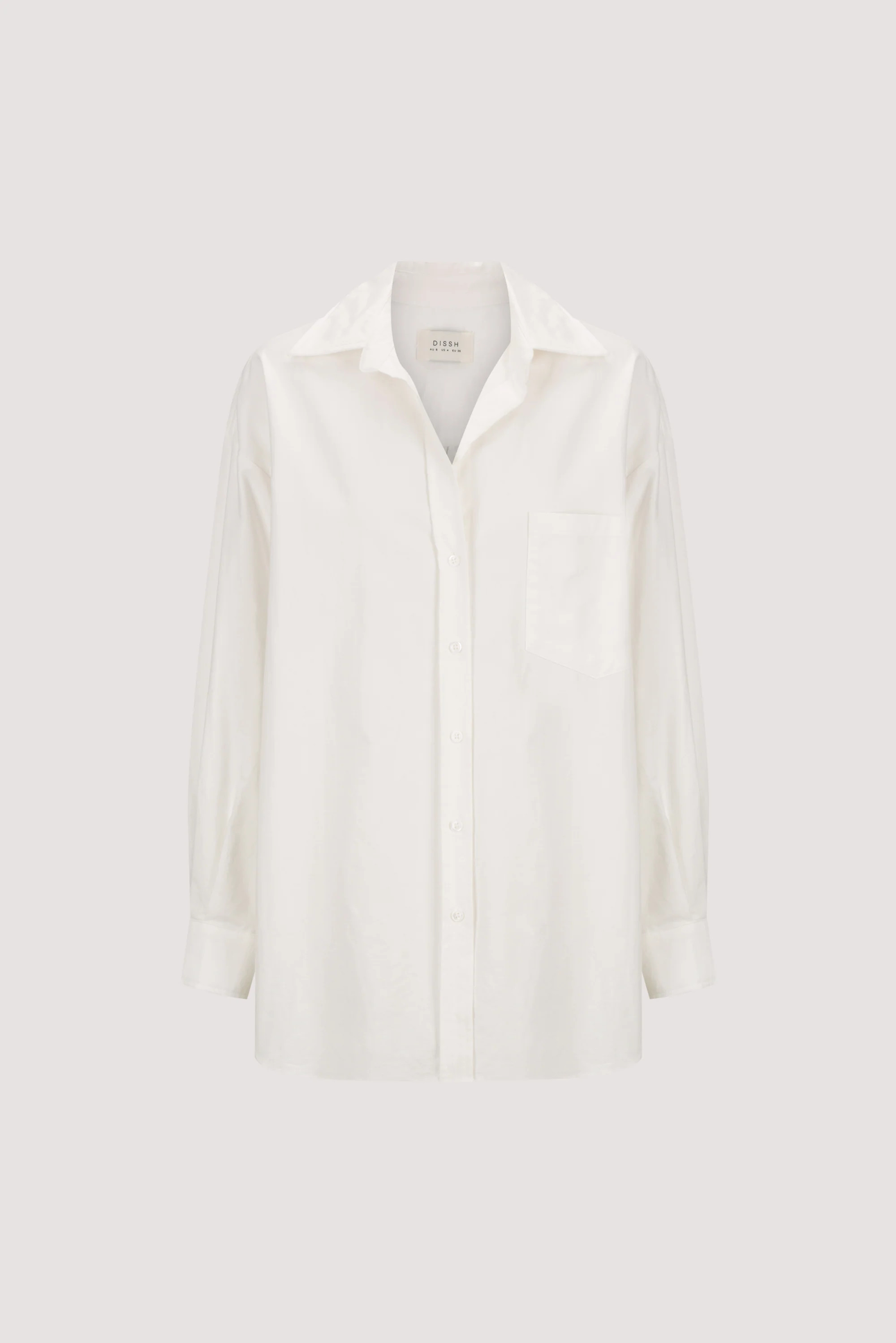 RHEA 2.0 WHITE COTTON SHIRT | DISSH