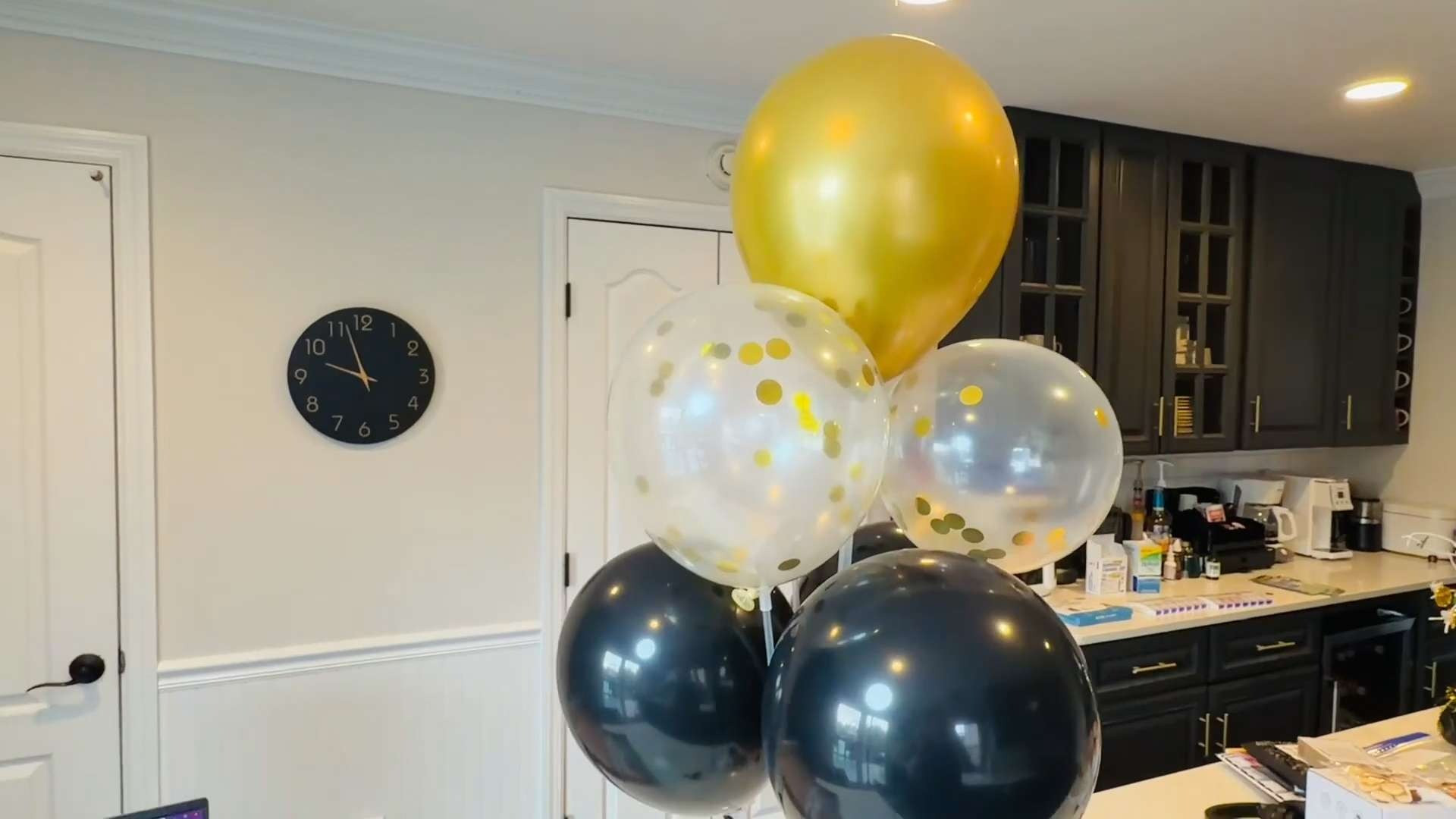 #ad This post contains affiliate links, which means I may earn a small commission if you make a purchase through my links.

This balloon stand set makes it really easy to create balloon centerpieces for birthday parties or celebrations without needing helium. The kit includes bases, rods in different sizes, black and gold balloons, confetti balloons, and a pump so you can build layered balloon displays for table centerpieces. I originally used this set for my father-in-law’s 80th birthday and it looked really nice. 

 #LTKSeasonal #LTKWedding