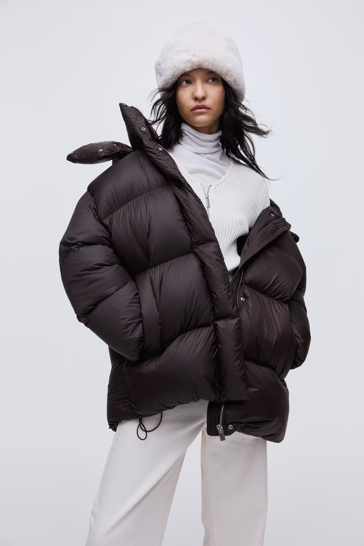 Hooded down puffer jacket | H&M (UK, MY, IN, SG, PH, TW, HK)