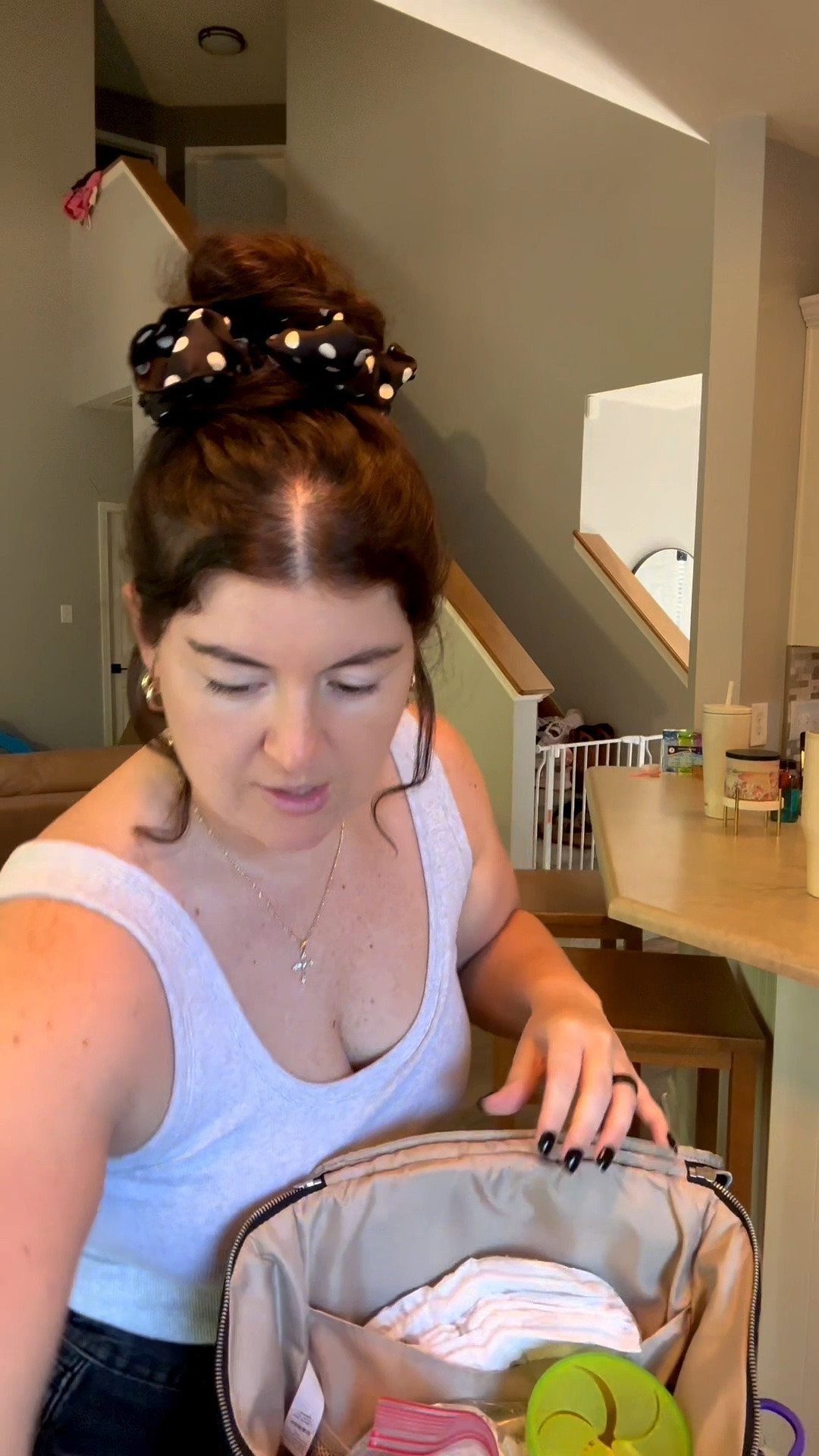 Zoo diaper bag packing!!