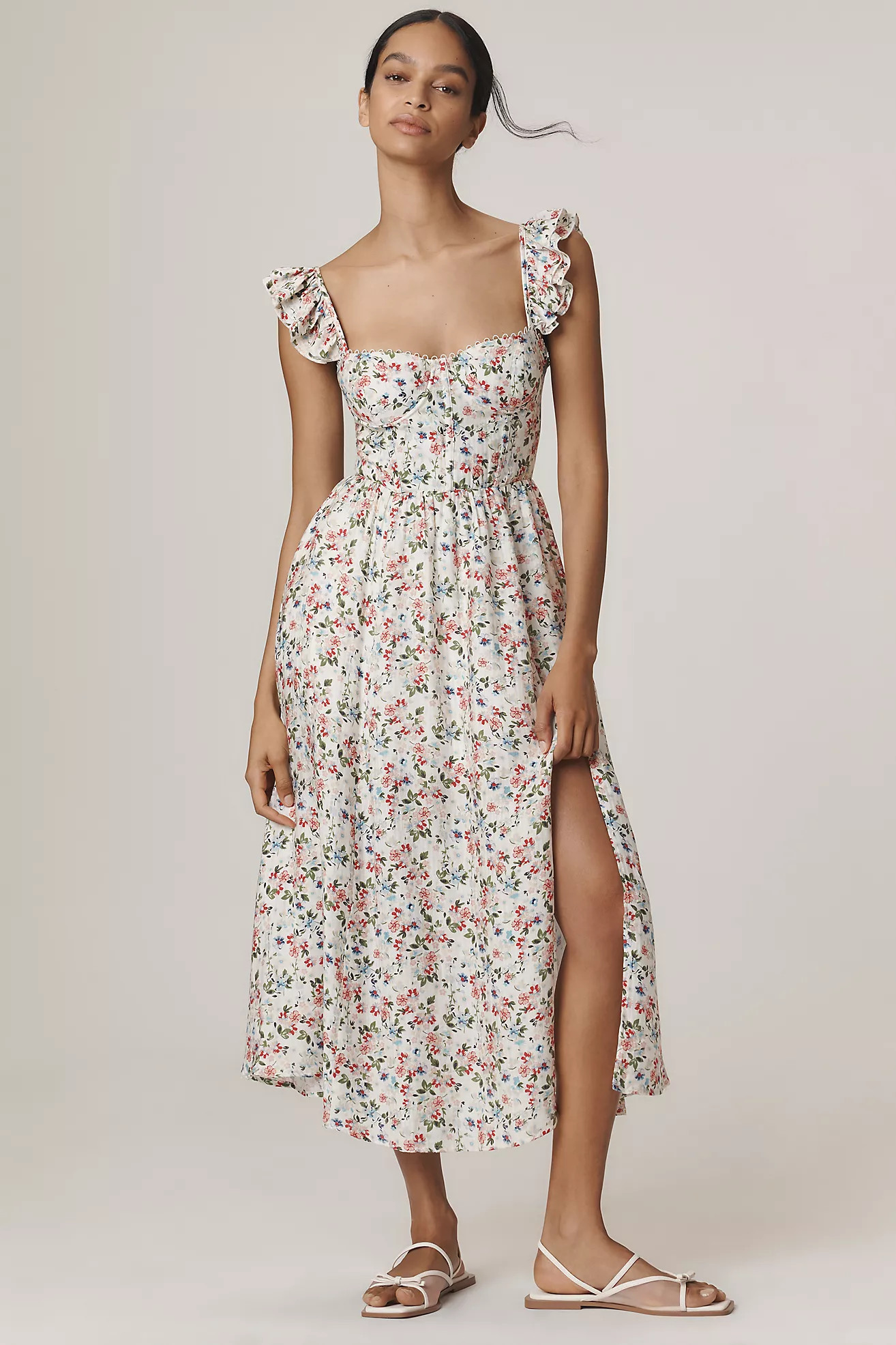 ASTR The Label Wedelia Midi Dress | Anthropologie (US)