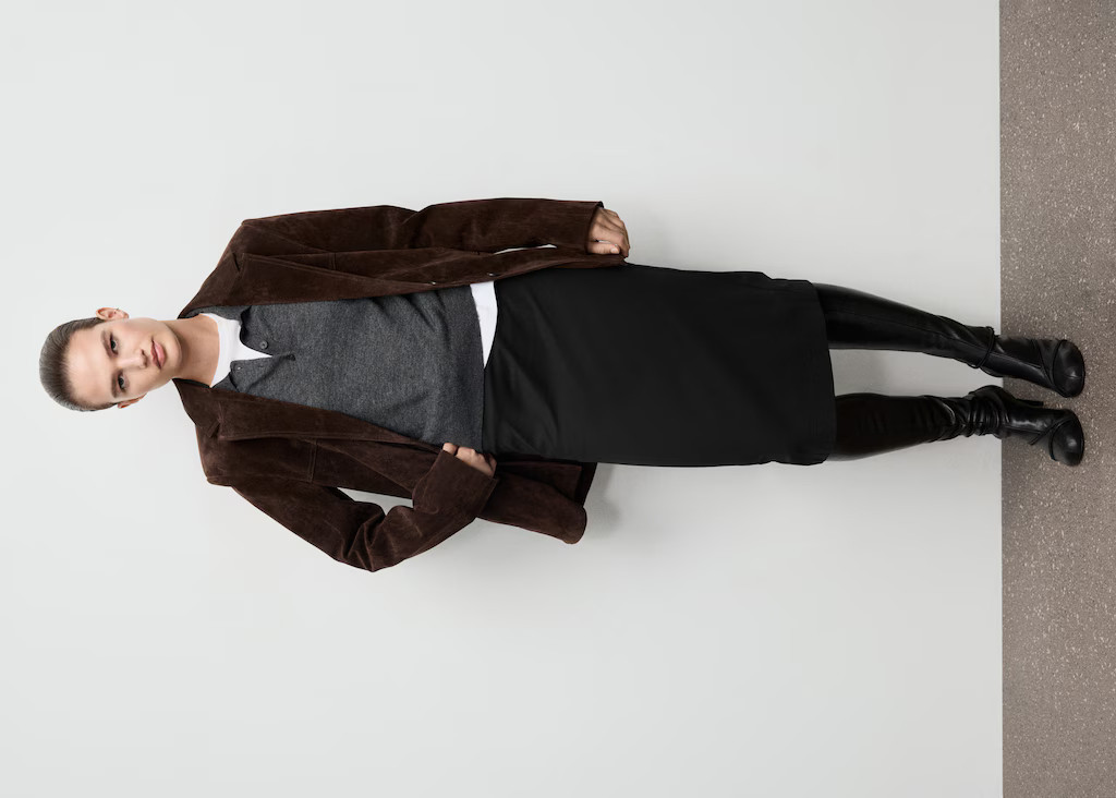 Midi pencil skirt black - Woman - M - MANGO | MANGO (UK)