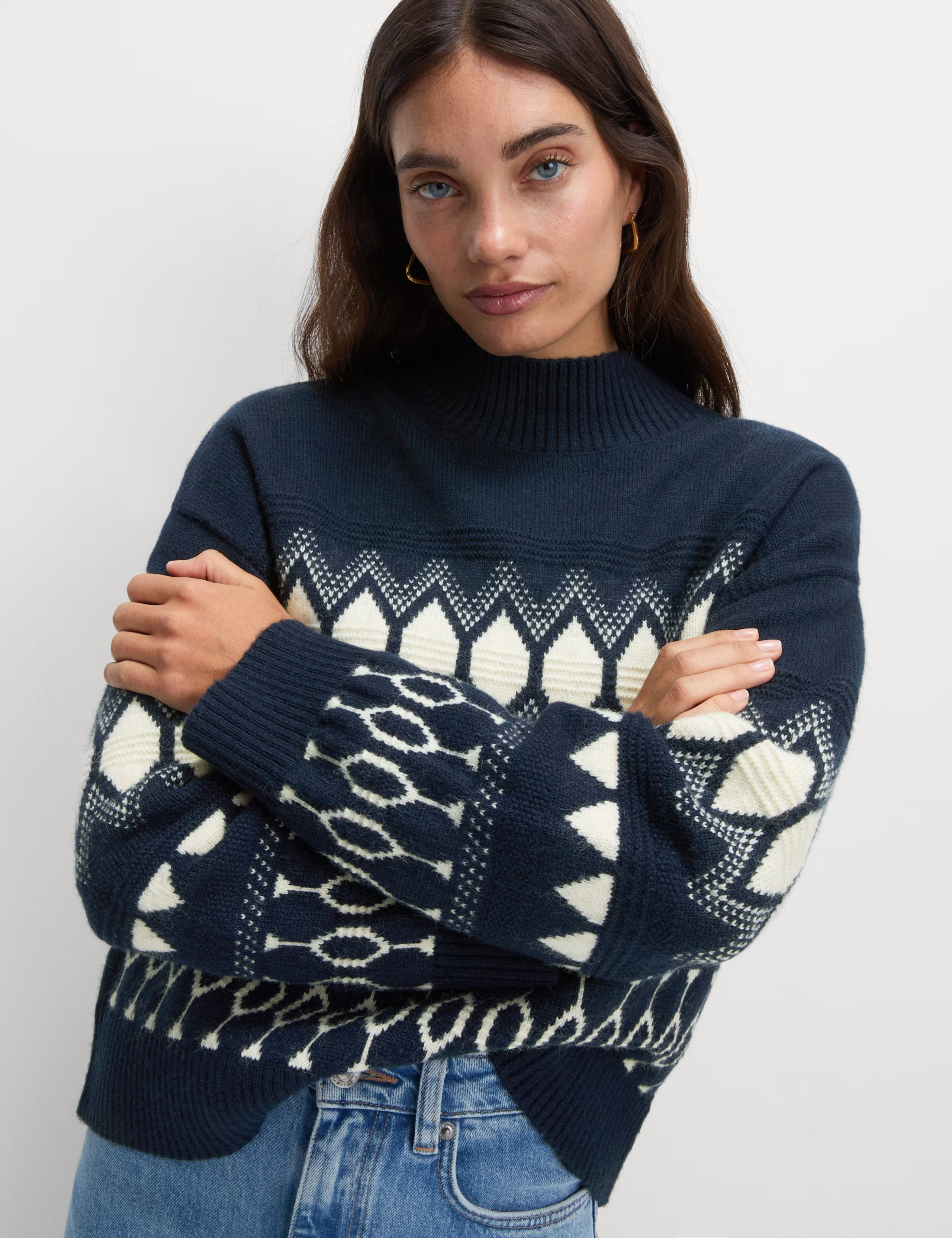 Wool Blend Fair Isle Jumper | Marks & Spencer (UK)