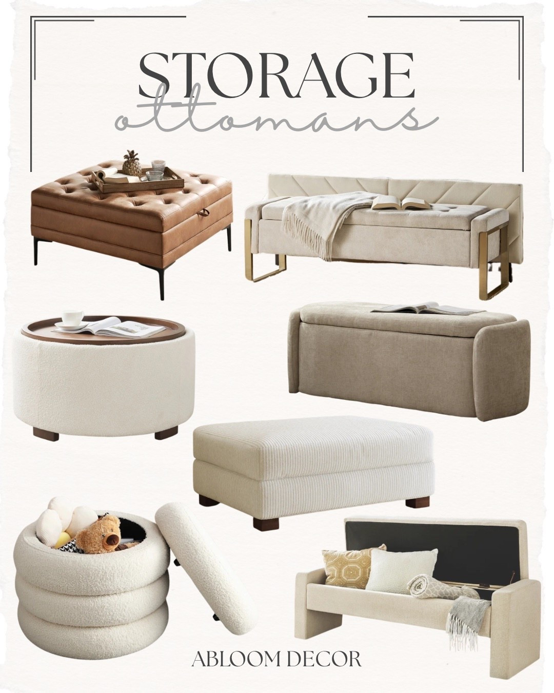 Storage ottomans are such a game changer, I love anything that adds extra storage space!

#LTKHome