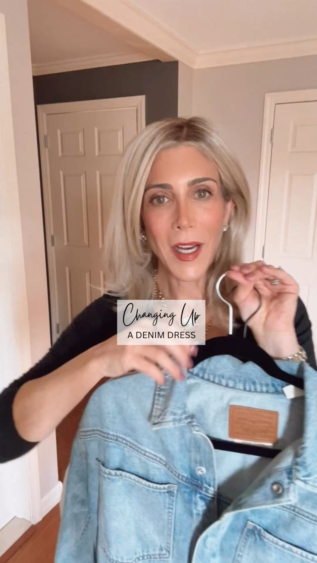 Styling a piece you love in several different ways is so much fun! I wanted to add a crisp white button down under my denim dress to create a layered look. 

This dress is under $120 (runs TTS) and the booties are now on sale. My bag is one of a kind but I found a couple that are similar. 

#LTKItBag #LTKOver40 #LTKStyleTip