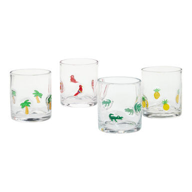 Charm Inlay Double Old Fashioned Glass | World Market