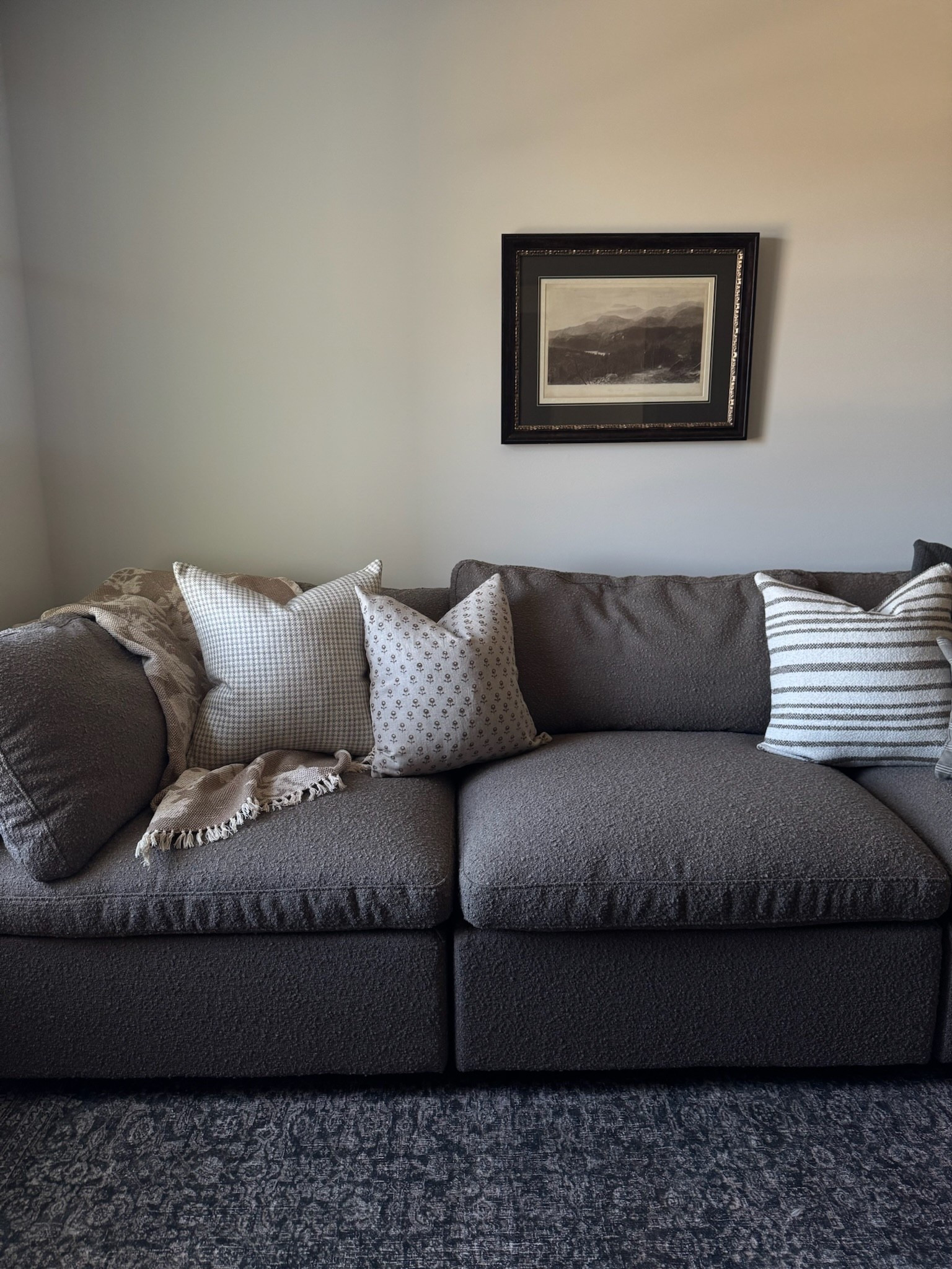 Our new pillow covers for the upstairs🤎 

#LTKHome