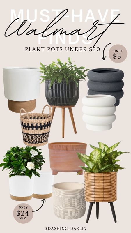 Found the perfect pots for my plants to spruce the porch of my she-shed for summer!! And, I’m obsessed!! 
They are a favorite find for sure!! 
And, they are all super affordable too. 
Linking a few extra that I have in my cart. 

#walmartpartner #walmartfinds #walmarthome #outdoorfurniture #patio #refresh 




#LTKHome #LTKSeasonal #LTKStyleTip