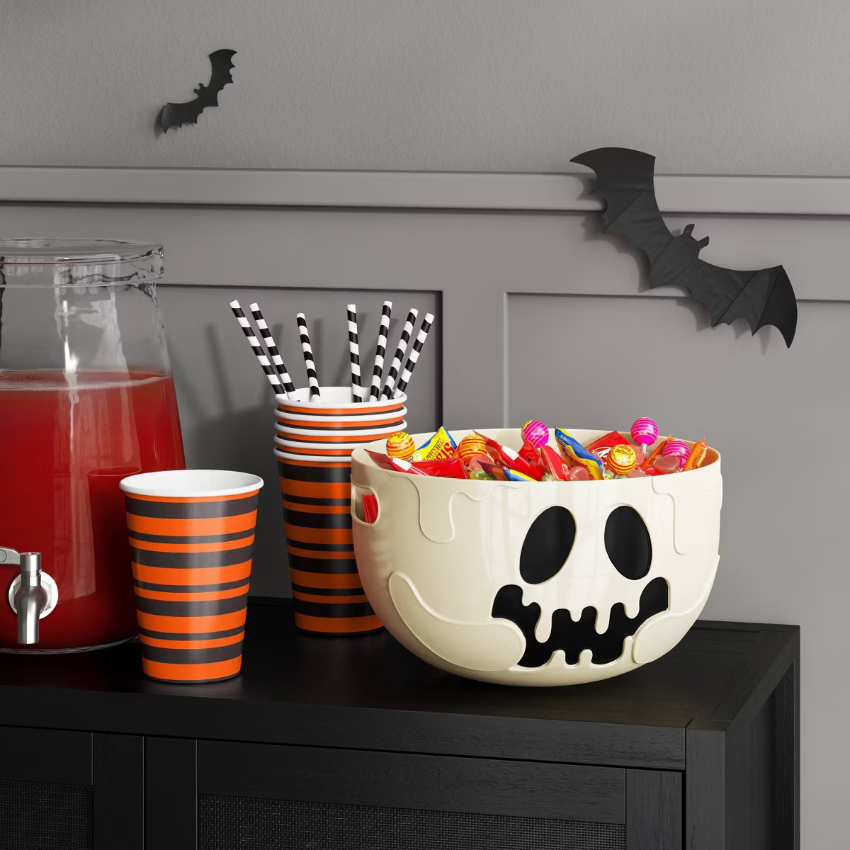3L Plastic Round Shaped Ghost Candy Serving Bowl - Hyde and EEK! Boutique™ | Target