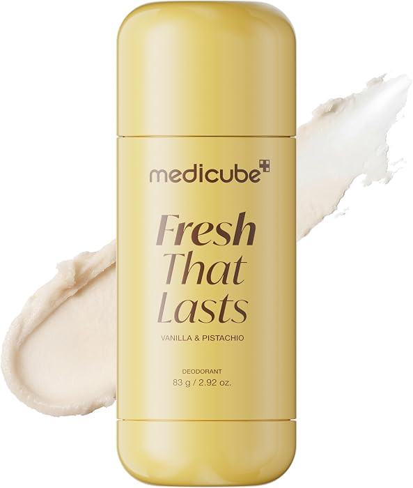 medicube Kojic Acid & Turmeric Aluminum-Free Deodorant | Vanilla & Pistachio Perfumed Stick, All-Day Odor Protection for Women & Men | Underarm Brightening Care | No White Marks, 2.92 oz. | Amazon (US)