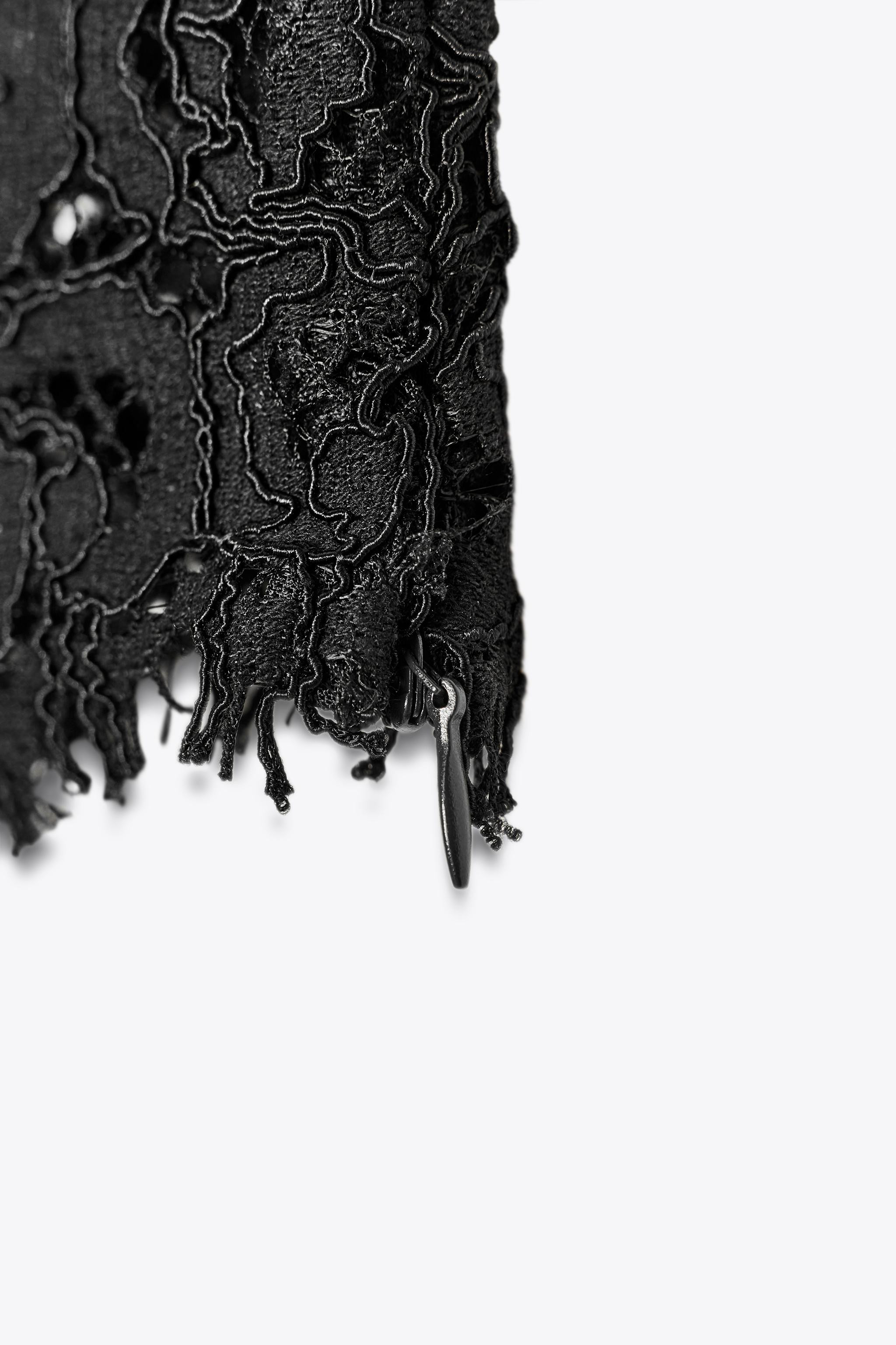 EMBROIDERED CROPPED TOP | Zara US