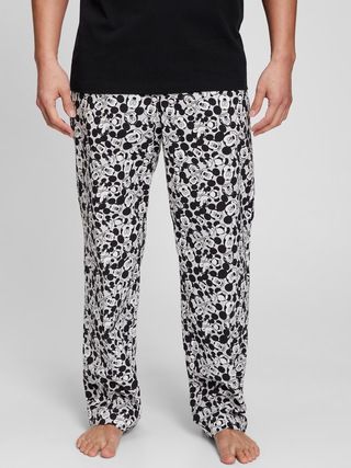 Disney Mickey Mouse Poplin Pajama Pants | Gap Factory