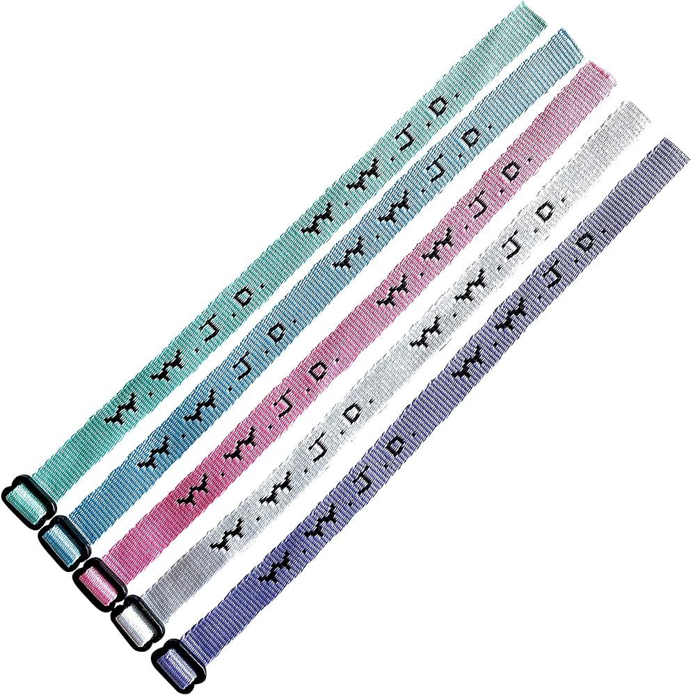 Yleena 25 (2 Dozen Plus 1) 5 Pastel Colors, WWJD Bracelets - What Would Jesus Do Woven Wristbands... | Amazon (US)