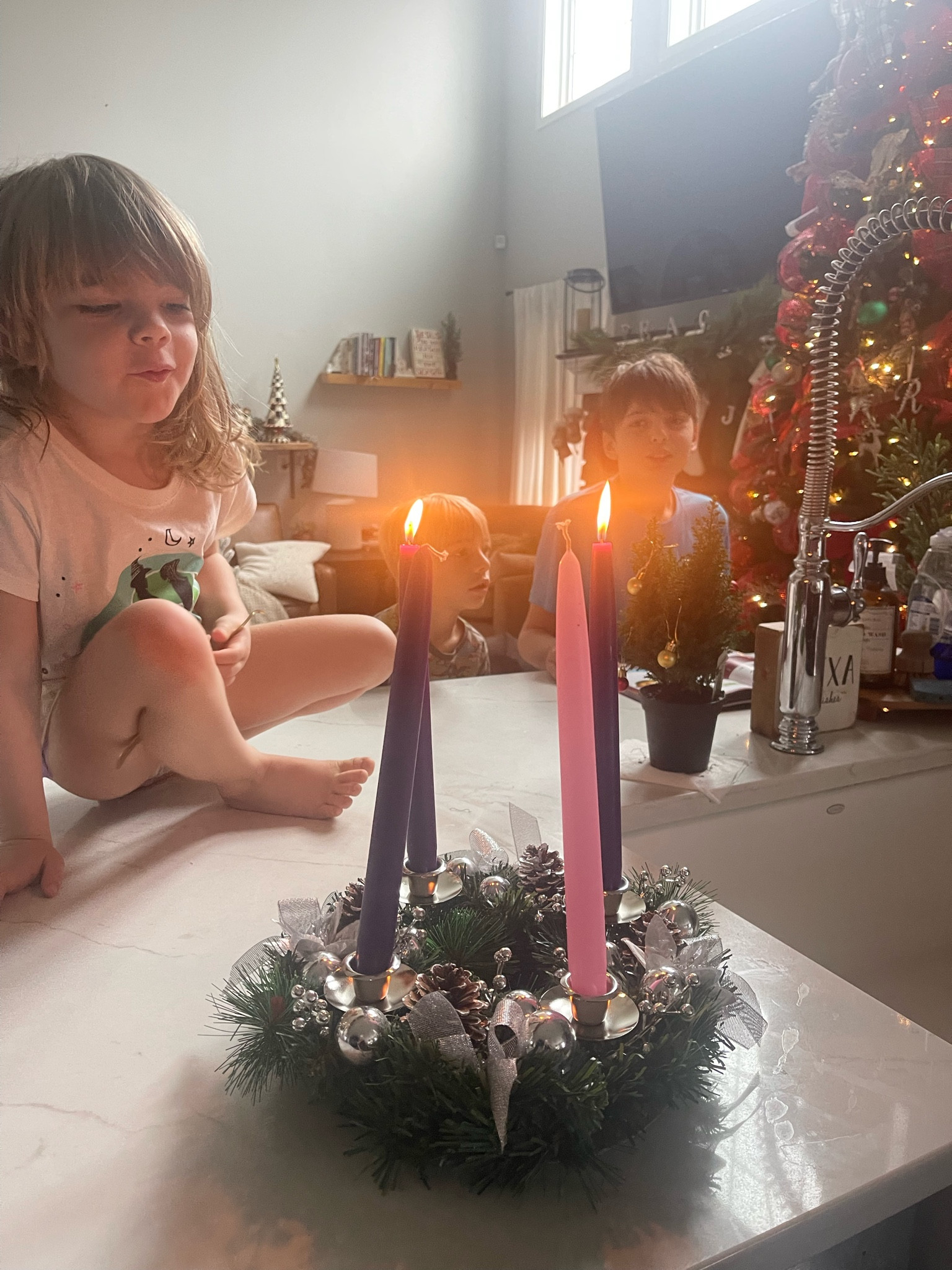 Advent wreath and candles! 

#LTKHoliday