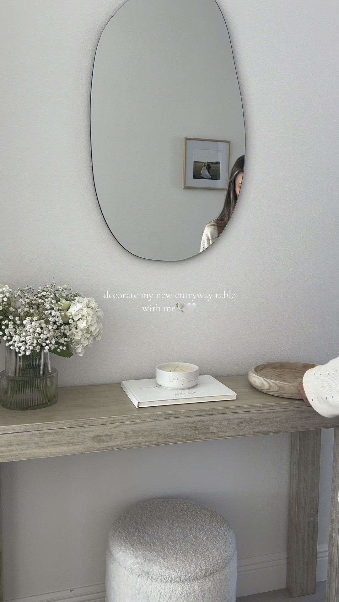 ENTRYWAY TABLE🕊️ with some decor for now🤍

#LTKhome