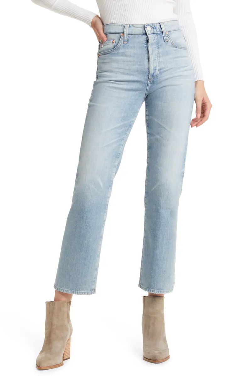 Alexxis High Waist Crop Jeans | Nordstrom