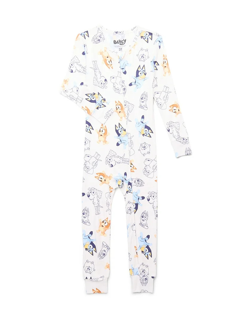 Bluey Baby and Toddlers' One-Piece Sleeper, Sizes 12M-5T | Walmart (US)