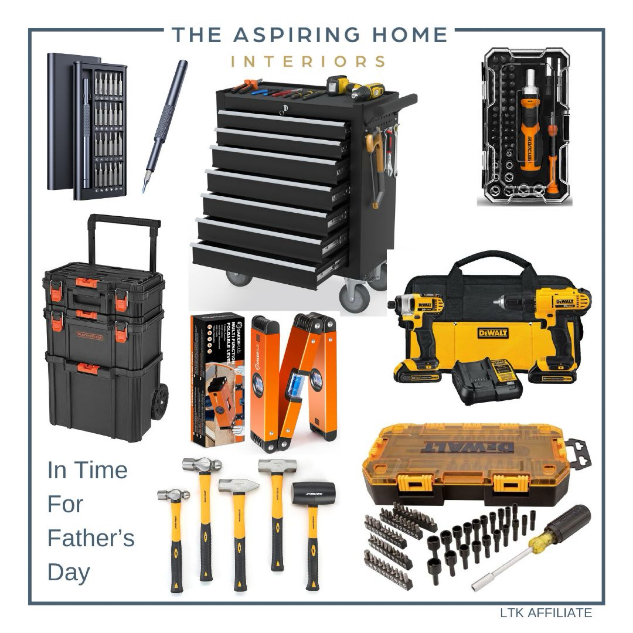 Dads ALWAYS need new tools! Here are some favorites just in time for Father’s Day. 

#LTKGiftGuide #LTKhome #LTKmens