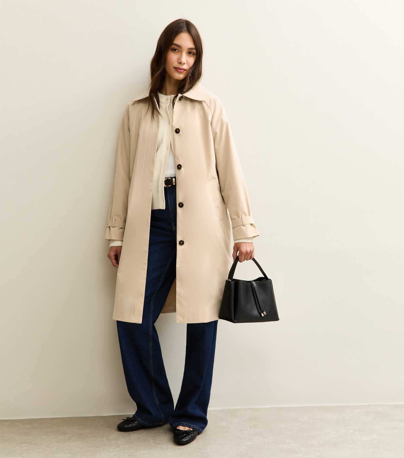 Stone Single Breasted Mac
						
						Add to Saved Items
						Remove from Saved Items | New Look (UK)