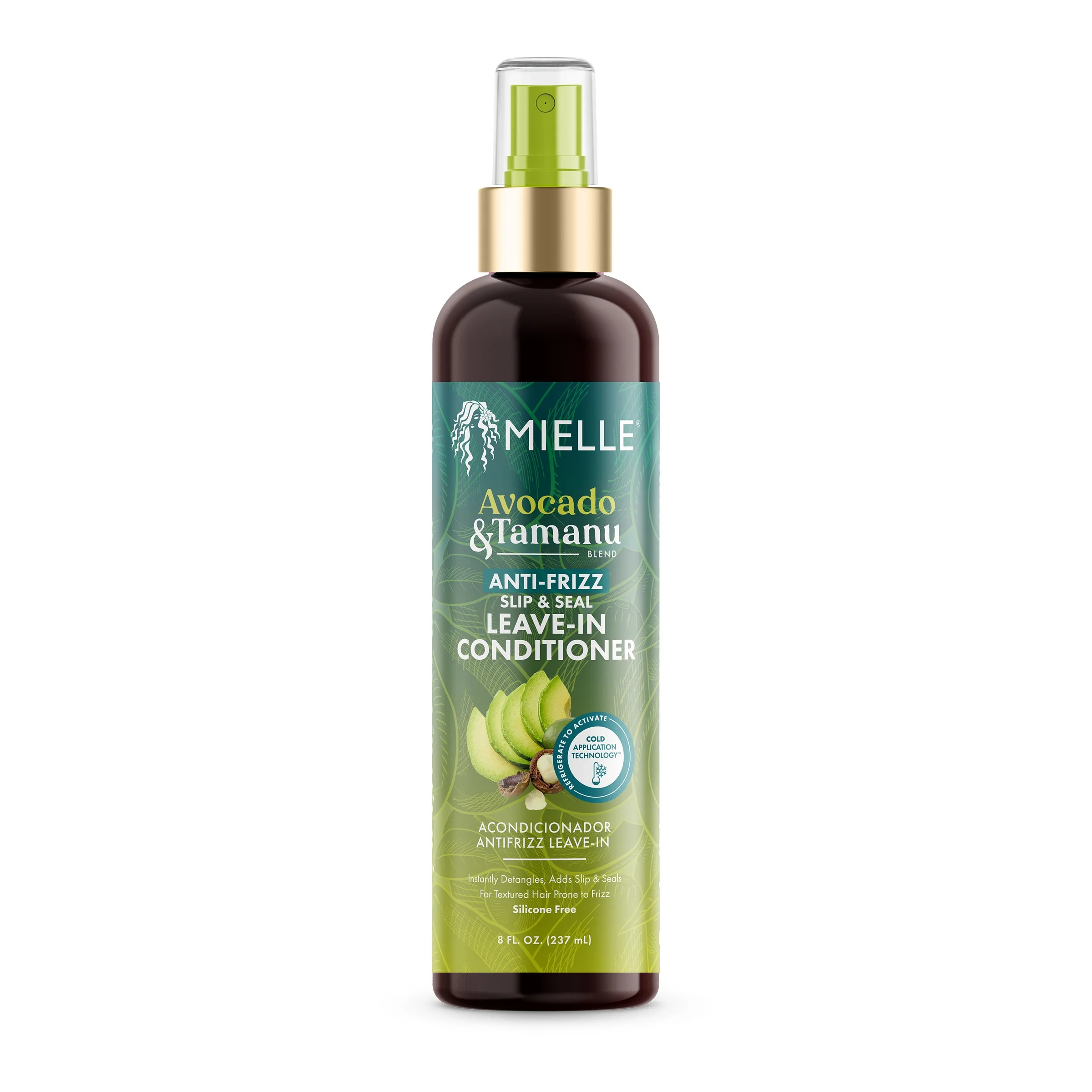 Mielle Avocado & Tamanu Anti-Frizz Slip & Seal Leave-In Conditioner 6oz | Walmart (US)