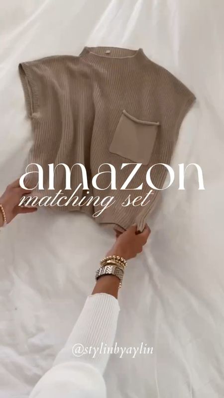 I'm just shy of 5-7" wearing the size small Amazon set! Guilty of owning it in multiple colors, StylinByAylin

#LTKSeasonal #LTKunder100 #LTKstyletip