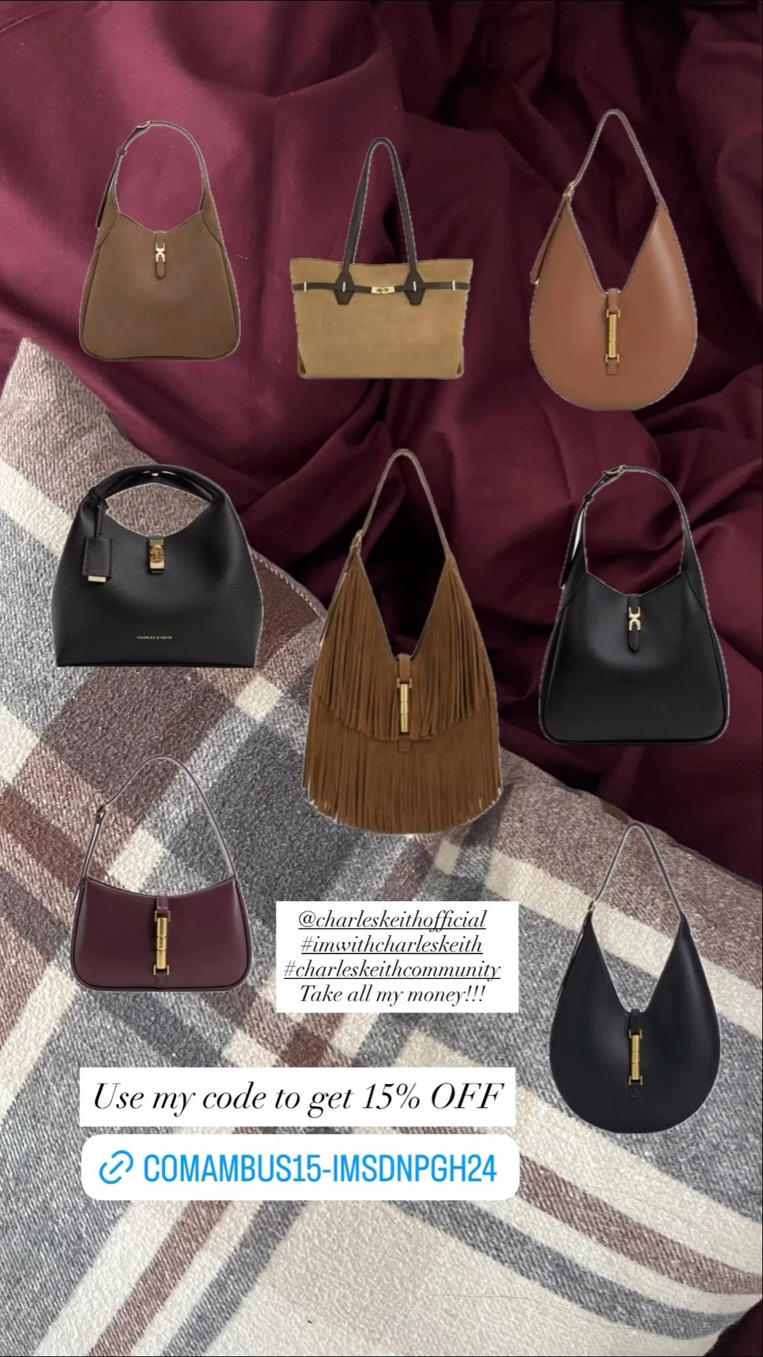 Such beautiful pieces over at Charles Keith! Use my code for 15% off COMAMBUS15-IMSDNPGH24 

#LTKHoliday #LTKSaleAlert #LTKGiftGuide