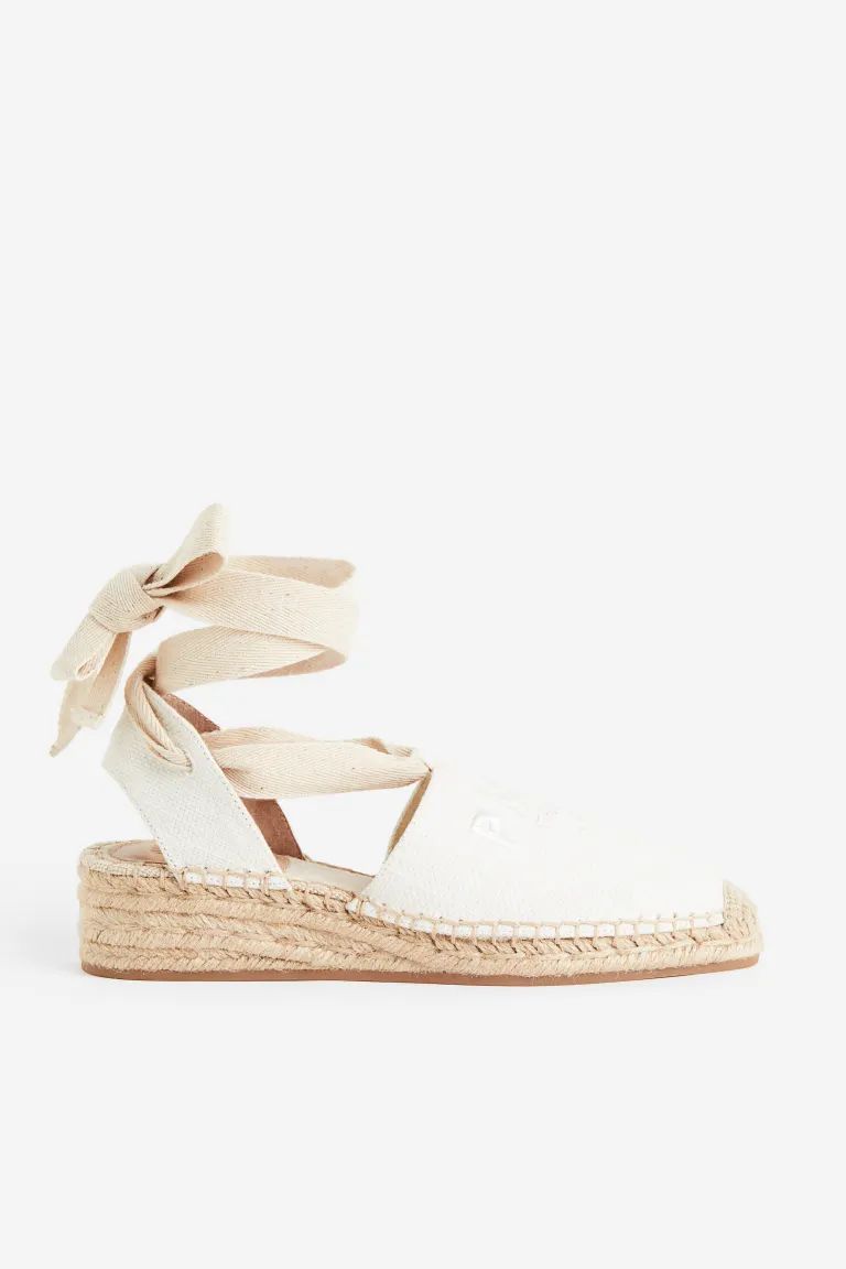 Tie-strap Espadrilles | H&M (US + CA)