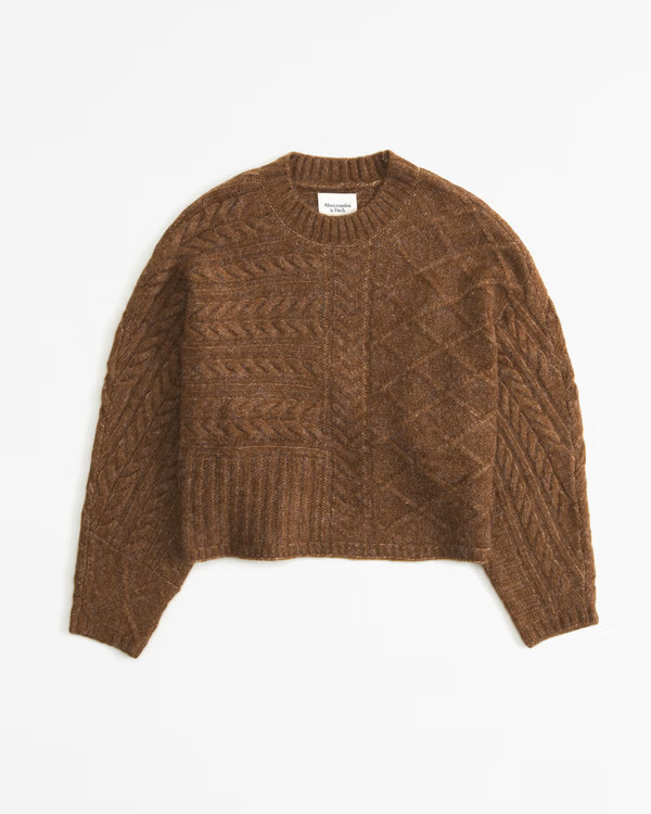Cable Crew Dolman Sweater | Abercrombie & Fitch (US)