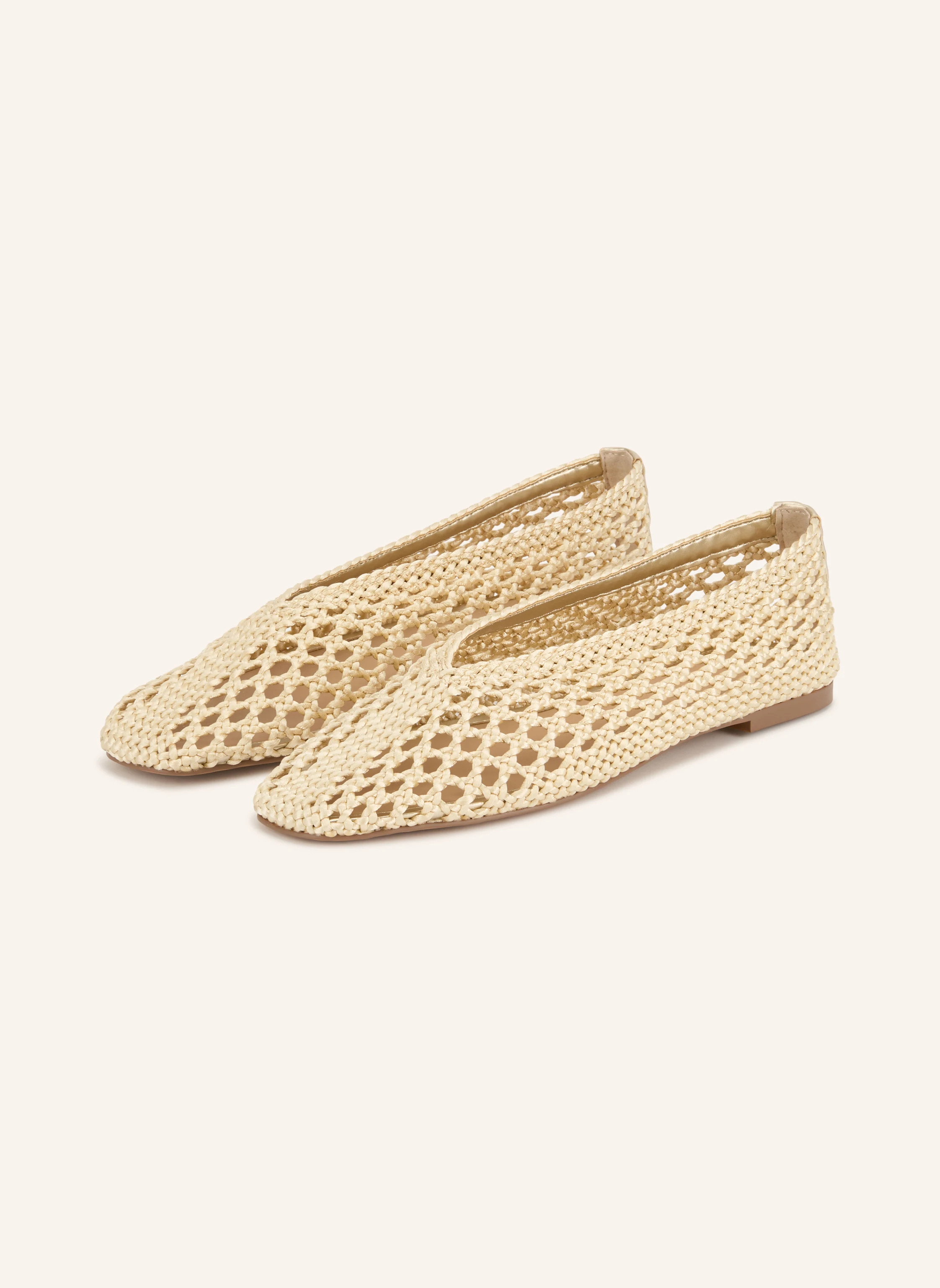 INUOVO Ballerinas in gold | Breuninger (DACH)