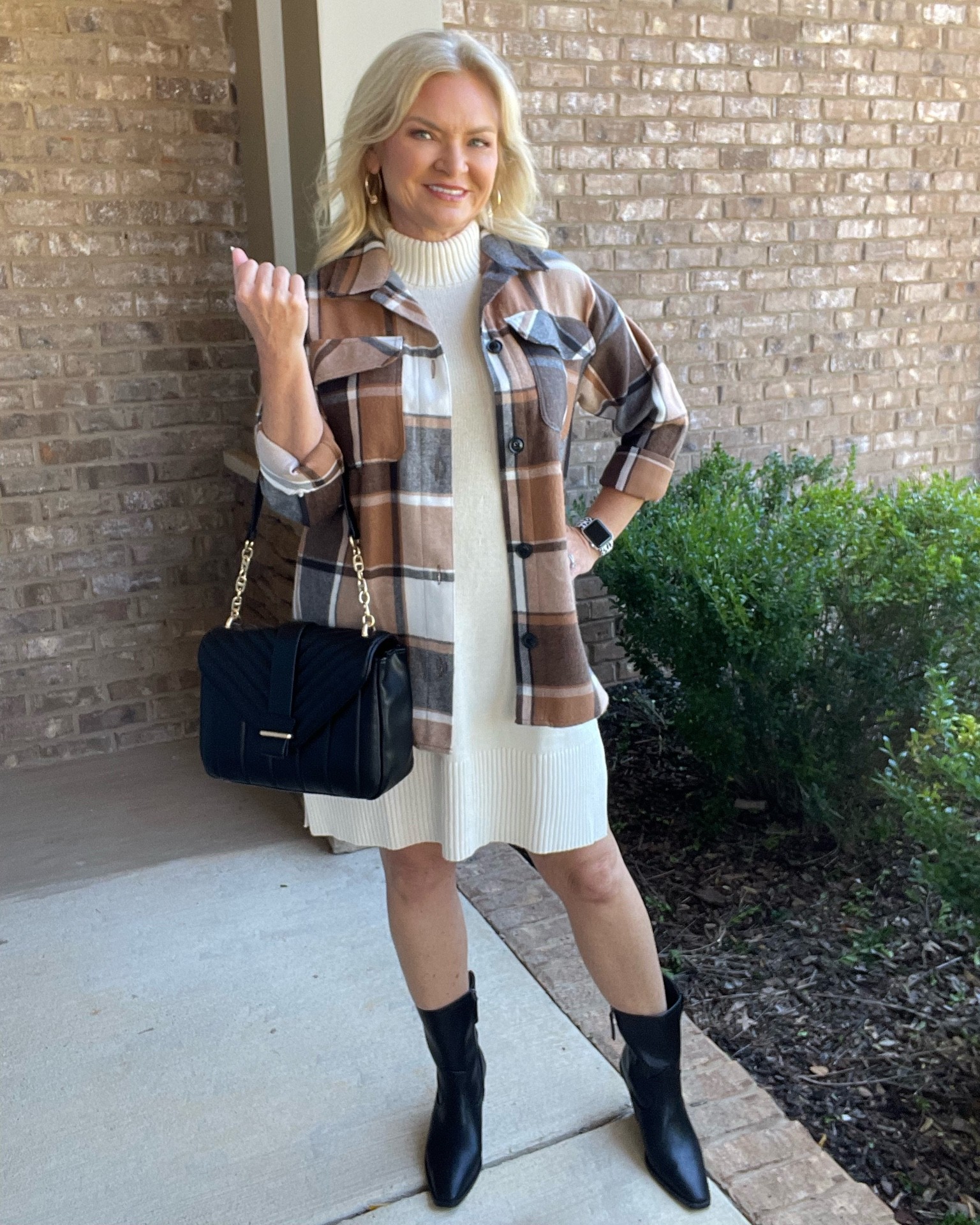 Million Dollar look on a budget with pieces from Walmart!!!
#walmartfinds
#walmart
#walmartfashion
#walmartclothing
#affordablefashion
#falloutfit
#shacket
#westernboots
#sweaterdress
#lookforless
#fashionover50
#fashionover40
#over50blogger
#over50andfabulous

#LTKstyletip #LTKunder100 #LTKunder50