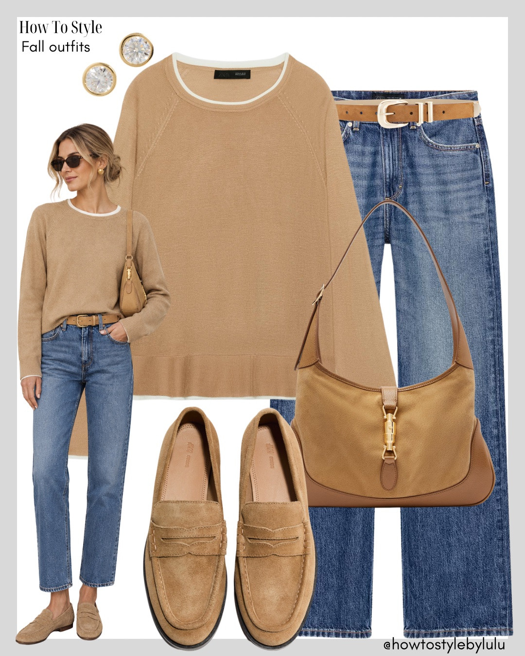 FALL OUTFITS WITH LOAFERS AND JEANS🫶🏼🫶🏼

#LTKautumn