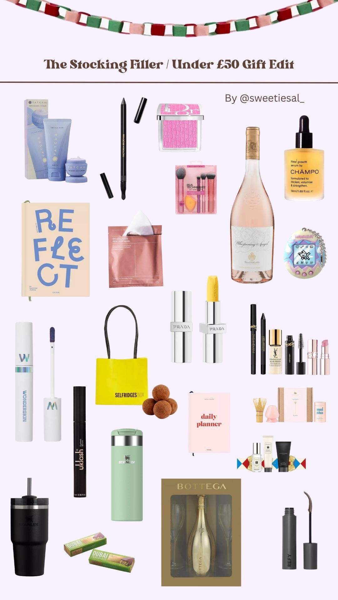 Gift a little LUXE with @theofficialselfridges 🎁

So much choice available online and instore and why not pick yourself up a lil treat too? You deserve it 💅

Also, I had to pop a Tamagotchi on there for nostalgia 🤖

#LTKxSelfridges 

• Gift Guide • Stocking Fillers • Gifts under £50 • Beauty Gifts • Whispering Angel • UK Lash • Luxe Gifts • Face Masks • Biodance • Champo • Tamagotchi • Journalling • Matcha • Stanley Cup • 

#LTKgiftguide #LTKwinter