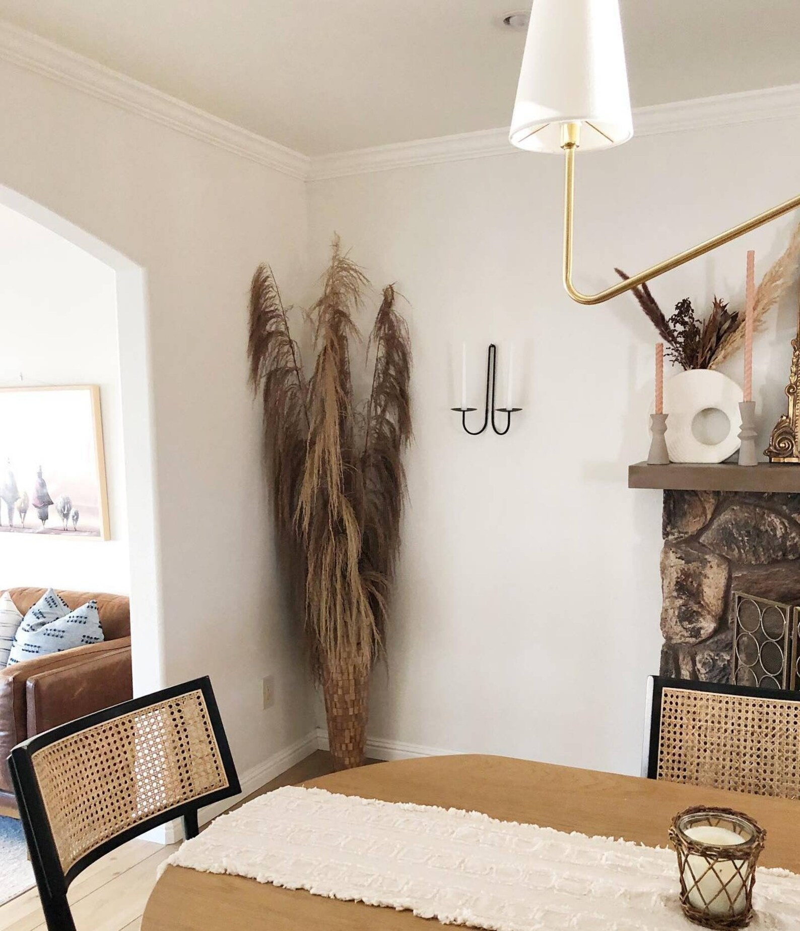 3pc x 6ft Brown Natural Uva Stalks | Brown UVA Stalk |UVA Grass | Brown UVA grass decor/Bohemian ... | Etsy (US)