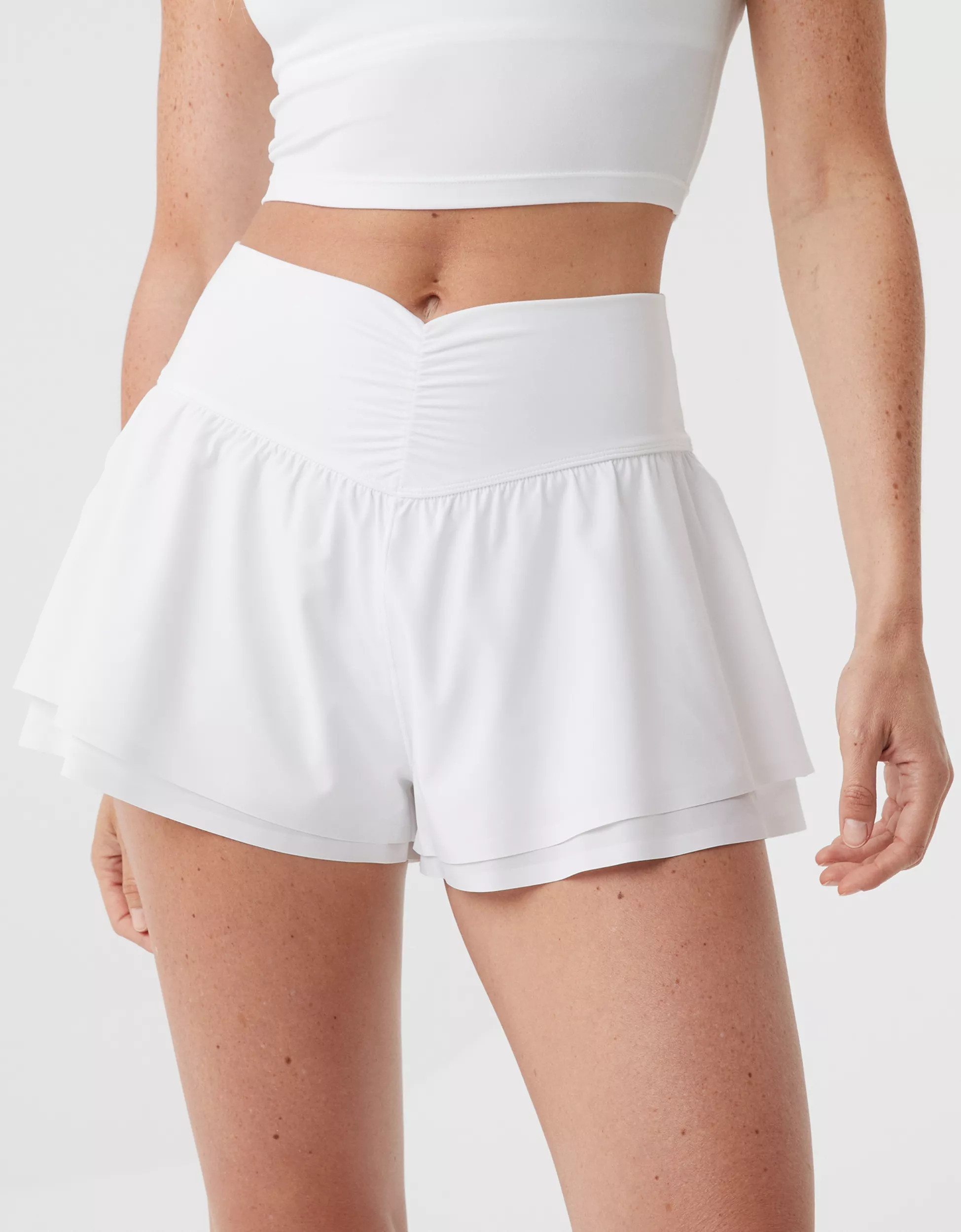 OFFLINE By Aerie Real Me Ruched Flowy Short | Aerie