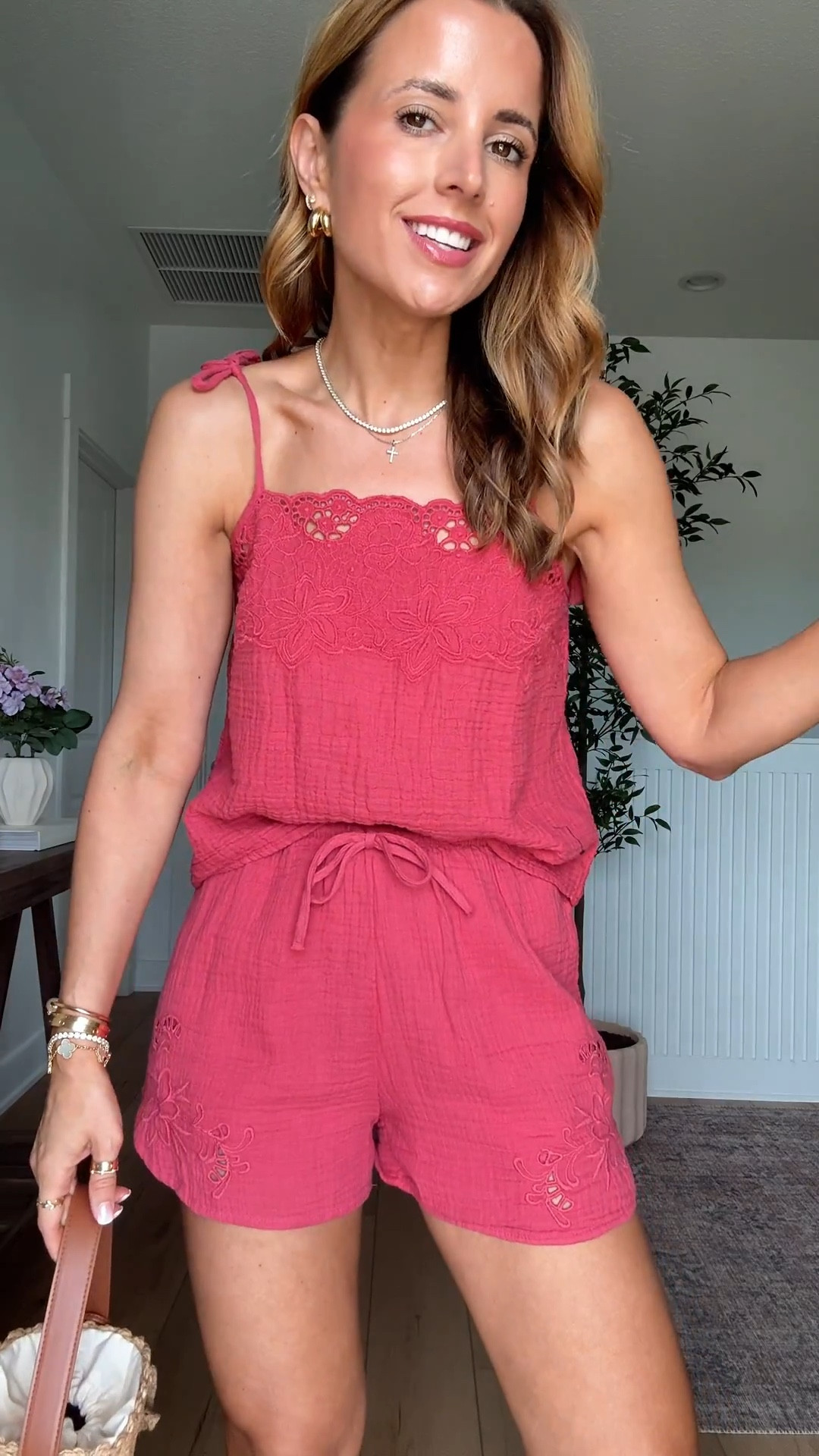 New Target arrivals for spring and summer! Vacation outfits. Matching sets. Resort outfits. Resort wear. Beach vacation. Tropical vacation. Wearing XS in both. 

#LTKSwim #LTKTravel #LTKootd