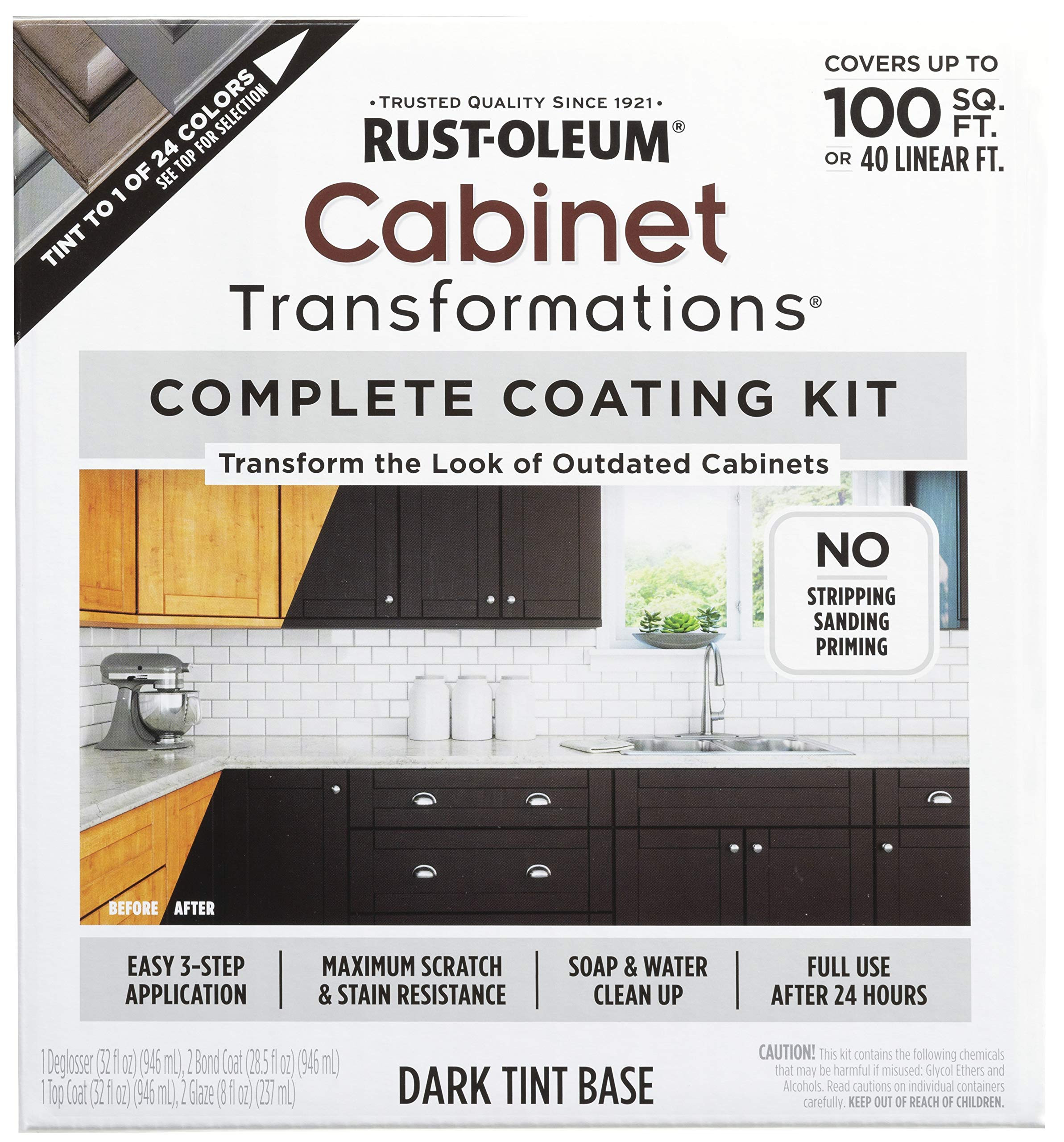 RUST-OLEUM 258240 Dark Tint Base Small Cabinet Kit | Amazon (US)
