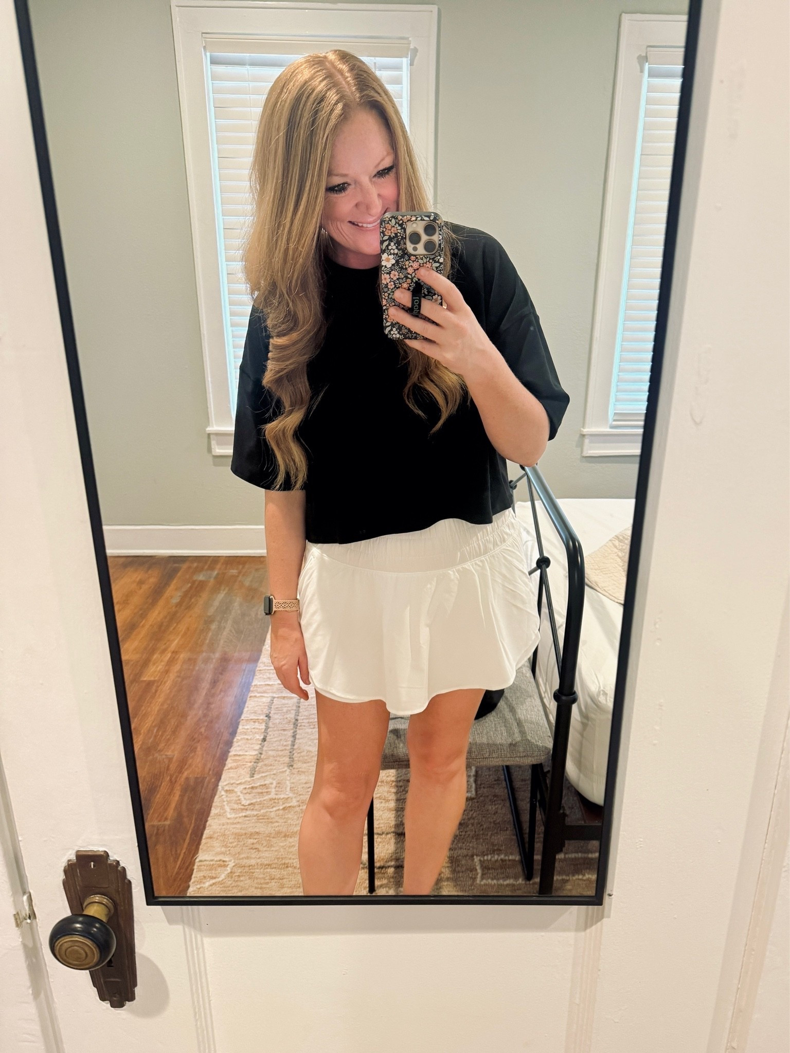 Trying to beat the heat with this soft little tee & skort from Amazon!

Black tee: large
White skort: medium

#LTKActive #LTKOver40