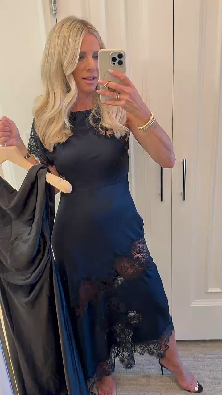 ✨ NAVY LACE DRESS — TIMELESS EVENING STYLE ✨  I’m loving this navy lace dress for special nights out. The rich color and sheer lace accents make it feel elegant yet modern, while the fit is so flattering. Paired with clear strap heels, it’s the perfect balance of classic and chic.

#Amazon #TheHillaryStyle #navydress #eveningstyle #AffordableLuxury #datenightlook #fallfashion2025 #amazonfashionfinds #ootdnights #cocktailstyle #elevatedfashion 

 #LTKOver40 #LTKFindsUnder100 #LTKStyleTip