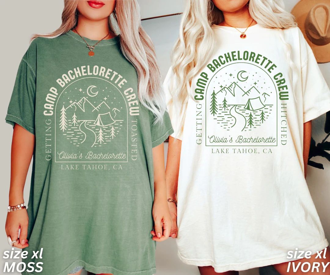 Camp Bachelorette, Bachelorette Party Shirts, Camp Bachelorette Shirts, Mountain Bachelorette Par... | Etsy (US)