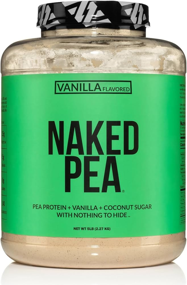 Naked Pea - Vanilla Pea Protein - Pea Protein Isolate from North American Farms - 5lb Bulk, Plant... | Amazon (US)